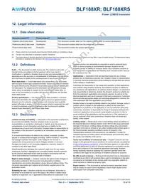 BLF188XRSU Datasheet Page 13