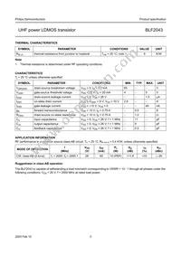 BLF2043 Datasheet Page 3