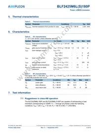 BLF2425M6LS180P:11 Datasheet Page 3