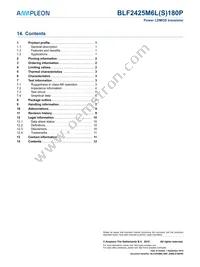 BLF2425M6LS180P:11 Datasheet Page 12