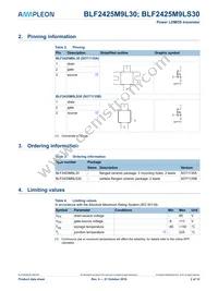 BLF2425M9LS30J Datasheet Page 2