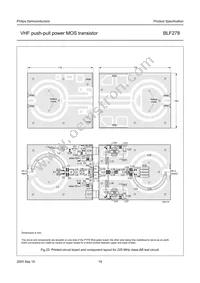 BLF278/01 Datasheet Page 18