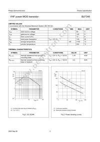 BLF346 Datasheet Page 3