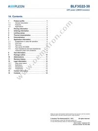 BLF3G22-30 Datasheet Page 14
