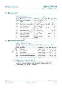 BLF4G10-160 Datasheet Page 3