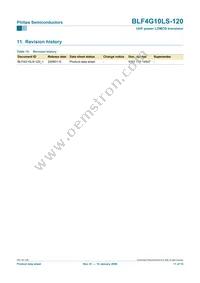 BLF4G10LS-120 Datasheet Page 11