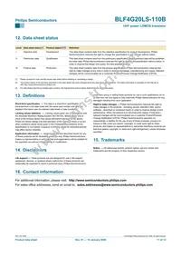 BLF4G20LS-110B Datasheet Page 11