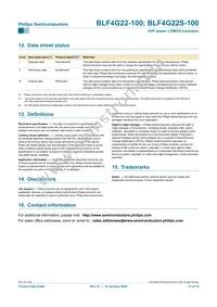 BLF4G22S-100 Datasheet Page 13