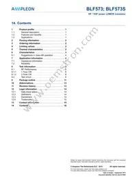 BLF573 Datasheet Page 16