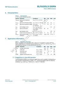 BLF6G05LS-200RN Datasheet Page 3