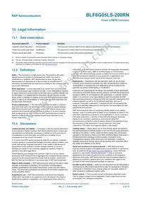 BLF6G05LS-200RN Datasheet Page 8