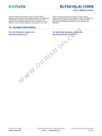 BLF6G10-135RN Datasheet Page 11