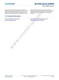 BLF6G10-200RN Datasheet Page 11