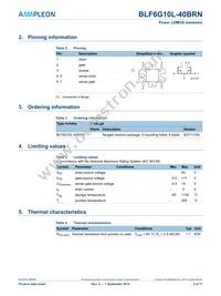 BLF6G10L-40BRN Datasheet Page 2