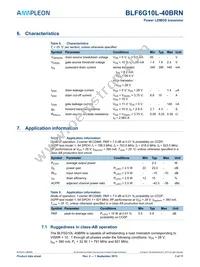 BLF6G10L-40BRN Datasheet Page 3
