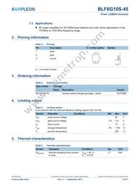 BLF6G10S-45 Datasheet Page 2