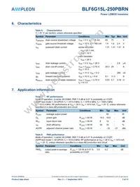 BLF6G15L-250PBRN Datasheet Page 3