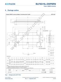 BLF6G15L-250PBRN Datasheet Page 9