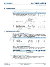 BLF6G15L-40BRN Datasheet Page 3