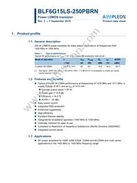 BLF6G15LS-250PBRN Datasheet Cover