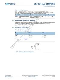 BLF6G15LS-250PBRN Datasheet Page 4