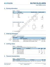 BLF6G15LS-40RN Datasheet Page 2