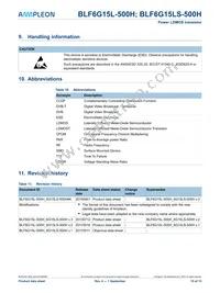 BLF6G15LS-500H Datasheet Page 10