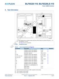 BLF6G20-110 Datasheet Page 5