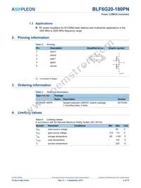 BLF6G20-180PN Datasheet Page 2