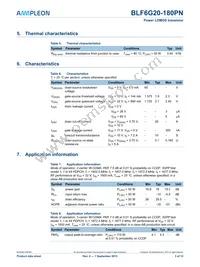 BLF6G20-180PN Datasheet Page 3
