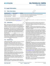 BLF6G20LS-180RN:11 Datasheet Page 11