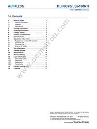 BLF6G20LS-180RN:11 Datasheet Page 13