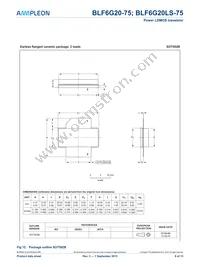 BLF6G20LS-75 Datasheet Page 9