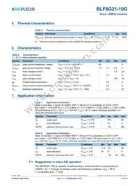 BLF6G21-10G Datasheet Page 3