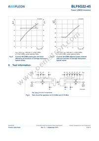 BLF6G22-45 Datasheet Page 5