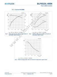 BLF6G22L-40BN Datasheet Page 5