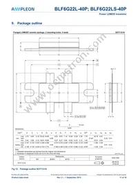 BLF6G22L-40P Datasheet Page 11