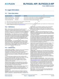 BLF6G22L-40P Datasheet Page 14