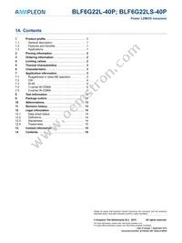 BLF6G22L-40P Datasheet Page 16