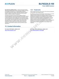 BLF6G22LS-100 Datasheet Page 11