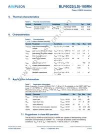 BLF6G22LS-180RN:11 Datasheet Page 3