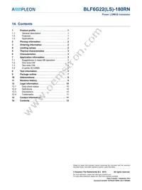 BLF6G22LS-180RN:11 Datasheet Page 12