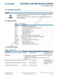 BLF6G27L-40P Datasheet Page 12
