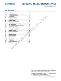 BLF6G27L-40P Datasheet Page 15