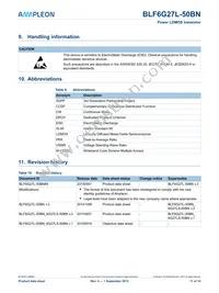 BLF6G27L-50BN Datasheet Page 11