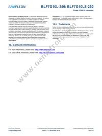 BLF7G10L-250 Datasheet Page 12