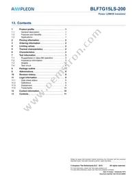 BLF7G15LS-200 Datasheet Page 11