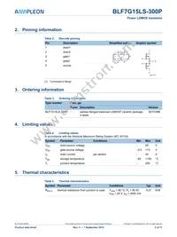 BLF7G15LS-300P Datasheet Page 2