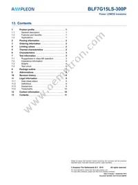 BLF7G15LS-300P Datasheet Page 11