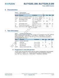 BLF7G20L-200 Datasheet Page 3